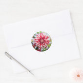 Pepermunt Dahlia Sticker (Envelop)