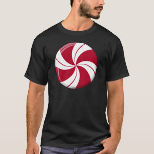 Pepermunt Draai Streep Snoepgoed T-shirt