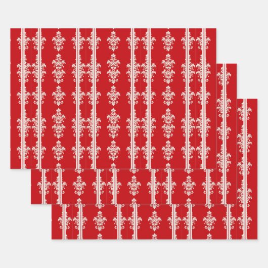 Pepermunt Feestdagen Inpakpapier Vel (Set)