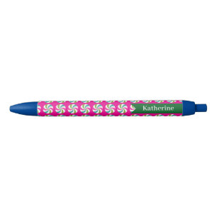 Pepermunt Kerst Rood Zwarte Inkt Pen