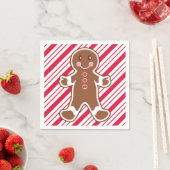 Pepermunt Kerstman servetten (Insitu)