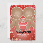 Pepermunt Kerstman Winterfeest Kaart (Voorkant)