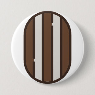 pepermunt ronde button 7,6 cm