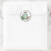 Pepermunt Scrub Label Illustratie | Mint Spa (Tas)