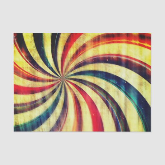 pepermunt snoep gestreept werveling rood blauw tissuepapier (Voorkant)