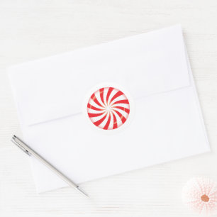 Pepermunt Snoepje Envelope Zegel