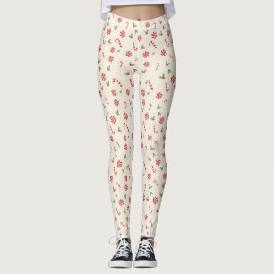 Pepermunt Snoeppyjama Broek - Crème PJs Leggings