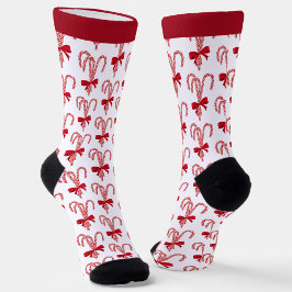 Pepermunt Snoepstok All-Over-Print Sokken