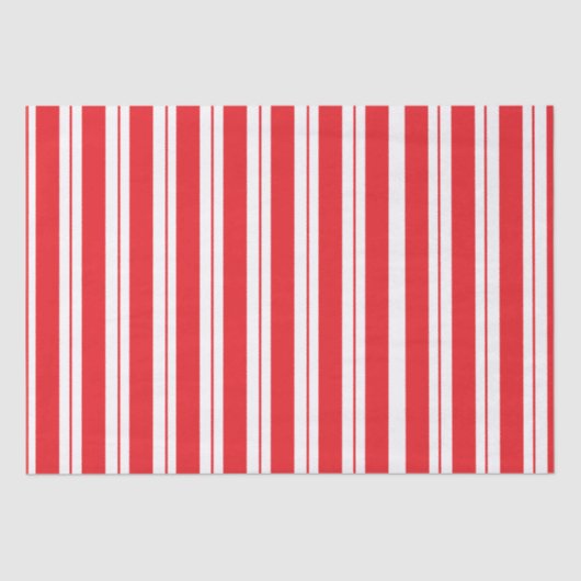 Pepermunt strepen Kerstmis Candy Cane Tissuepapier (Voorkant)