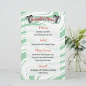 Pepermunt twist catering Kerstdiner menu (Staand voorkant)