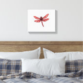 pepermuntlibel canvas afdruk (Insitu (Slaapkamer))