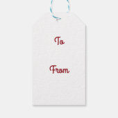 Pepermuntvreugde Cadeaulabel (Achterkant)