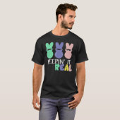 Pepin it Real T- Happy Easter Bunny Egg Hunt Funn T-shirt (Voorkant volledig)