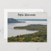 Pepin Wisconsin-Briefkaart Briefkaart (Voorkant / Achterkant)