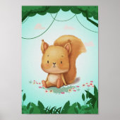 Pépinière d'écureuils Imprimer Poster de la salle  (Devant)