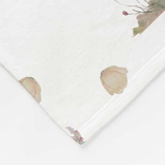 Pépinière florale imprimer couverture bébé (Coin)