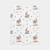 Pépinière florale imprimer couverture bébé (Devant)