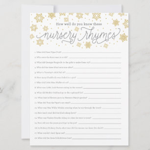 Pépinière Rhyme Carte de jeu Genre Neutre Douche