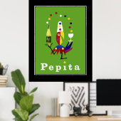 Pepita Drink Vintage Poster (Thuiskantoor)