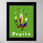 Pepita Drink Vintage Poster (Voorkant)