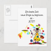 Pepita-Engel als Postkarte Briefkaart (Voorkant / Achterkant)