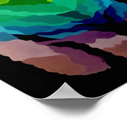 Pepita Rainbow-Poster Poster (Hoek)