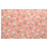 Pépites blanches sur tissu rouge (Fat Quarter)