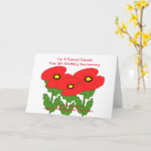 Pépites Carte personnalisée 9e anniversaire de Mar (Fleur jaune)