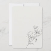 Pépites dans le Faire-part de mariage en fleur (Dos)