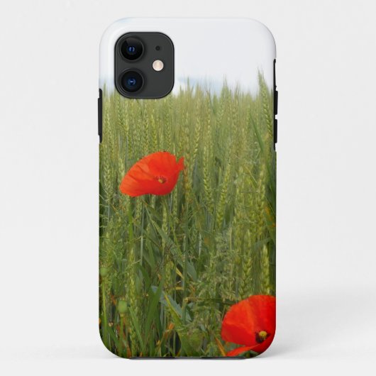 Pépites dans un champ de blé iPhone SE+5/5S Coque (Dos)