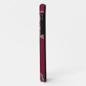 Pépites dessinées à la main sur Coque rouge foncé- (Dos/Gauche)