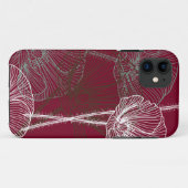 Pépites dessinées à la main sur Coque rouge foncé- (Dos (Horizontal))