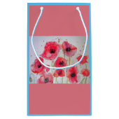 Pépites rouges Aquarelle Peinture florale Sac cade (Dos)