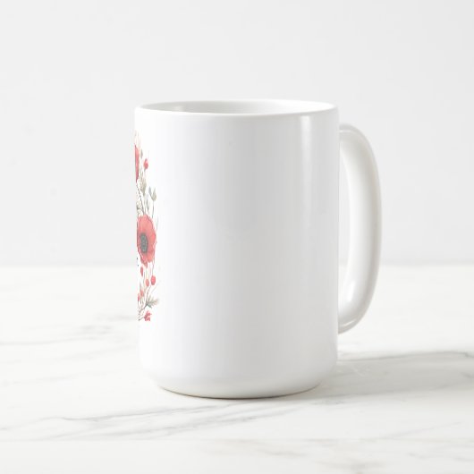 Pépites rouges Mug (Devant droit)