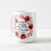 Pépites rouges Mug (Devant gauche)
