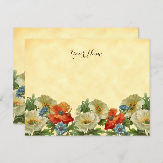 Pépites rustiques et Cornouailles Cartes à notes m (Devant / Derrière)