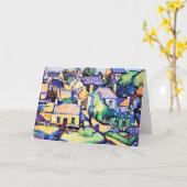 Peploe - Ile de Brehat, stadsgezichtschilderij, Kaart (Gele Bloem)