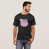 Peppa Pig Happy Daddy Pig Big Face T-shirt (Voorkant volledig)