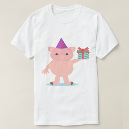 Peppa varkensverjaardag t-shirt (Design voorkant)