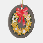 Pepparkakor Kerstmis Keramisch Ornament (Rechts)