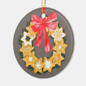 Pepparkakor Kerstmis Keramisch Ornament (Links)