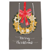 Pepparkakor Kerstmis Medium Cadeauzakje (Achterkant)