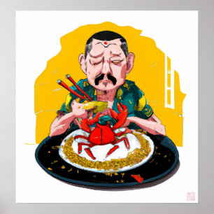 Pepper Crab - Canvas Art Print
