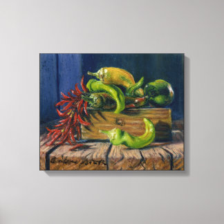 "Pepper Harvest" Canvas Afdruk