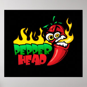 Pepper Head 24,95 Vector Art Wall Poster