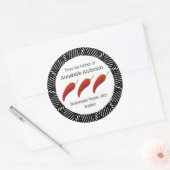 Pepper Jelly Étiquette de trame moderne Personnali (Enveloppe)