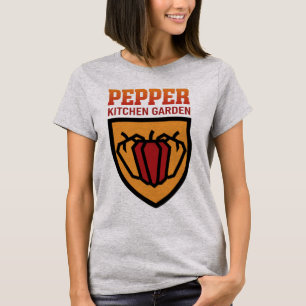 Pepper Kitchen Garden Hot Sauce Liefhebber Grafisc T-shirt
