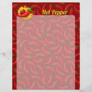 Pepper met vlam-brochure flyer