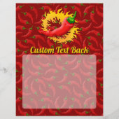 Pepper met vlam-brochure flyer (Achterkant)