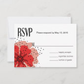 Pepper Poppies RSVP rouge (Devant)